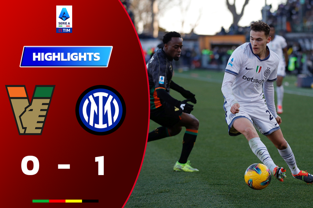 ไฮไลท์ฟุตบอล เวเนเซีย 0-1 อินเตอร์