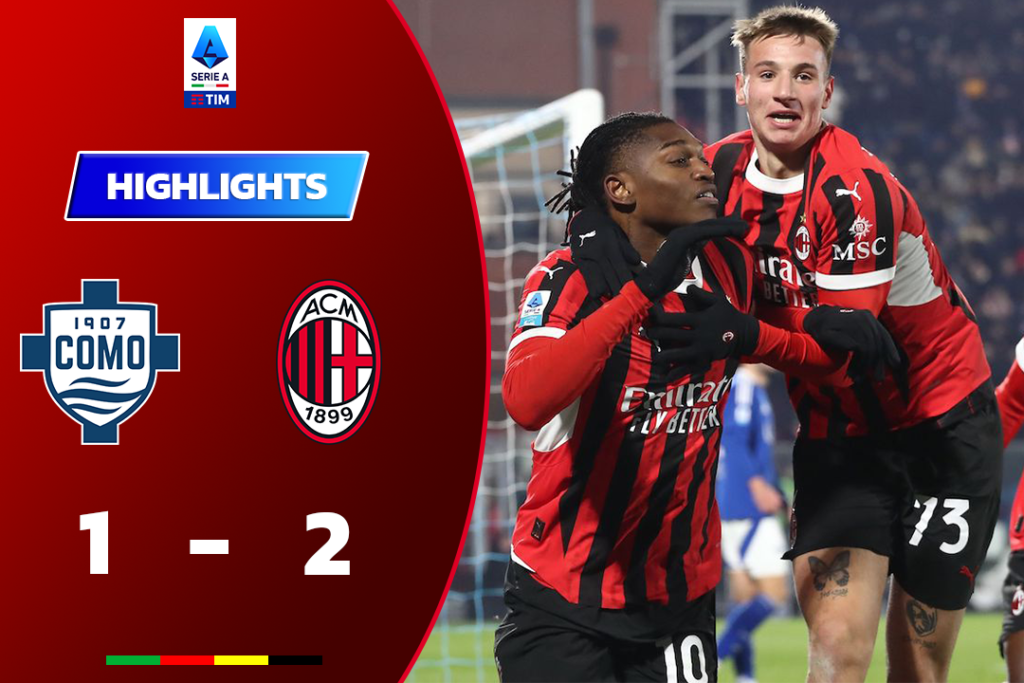 ไฮไลท์ฟุตบอล โคโม่ 1-2 มิลาน